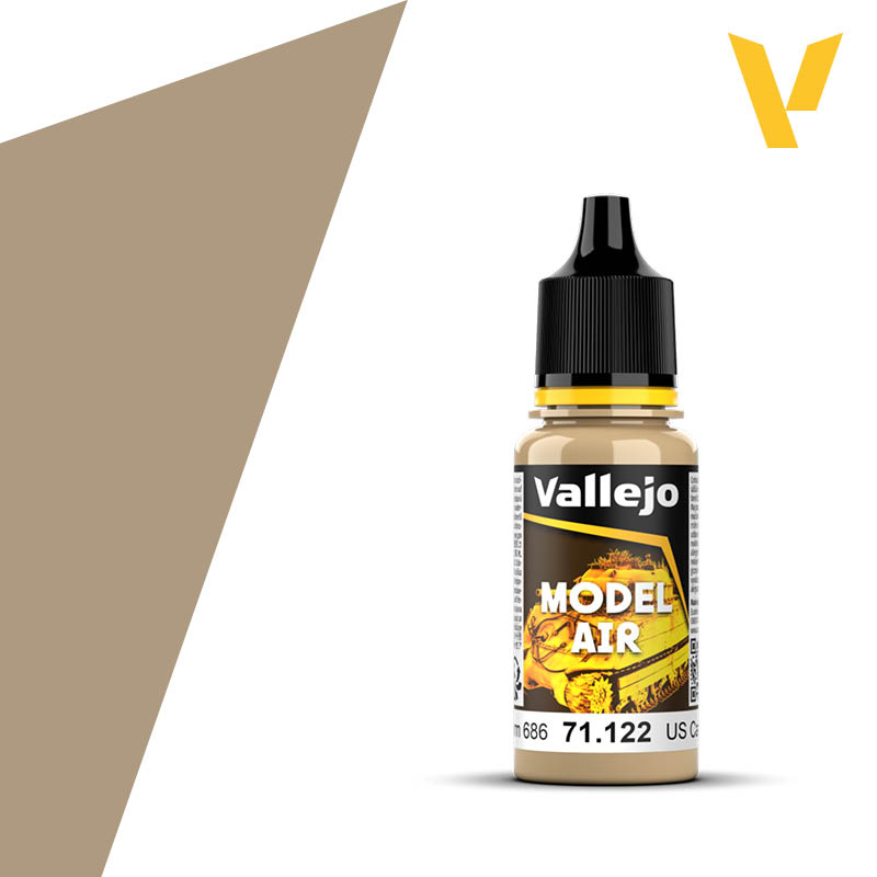 71122 Vallejo US Desert Armour 686 Model Air 18ml