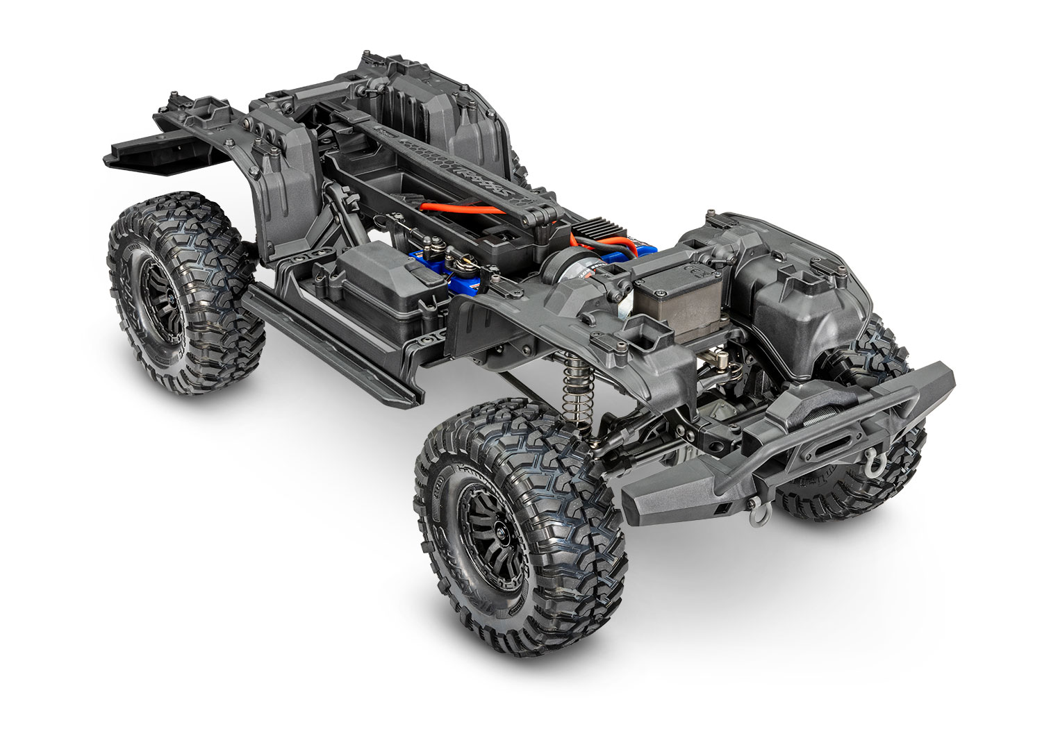 Traxxas Land Rover Defender TRX-4 4WD Scale and Trail  Crawler Fully-Assembled 1/10 Clipless Red