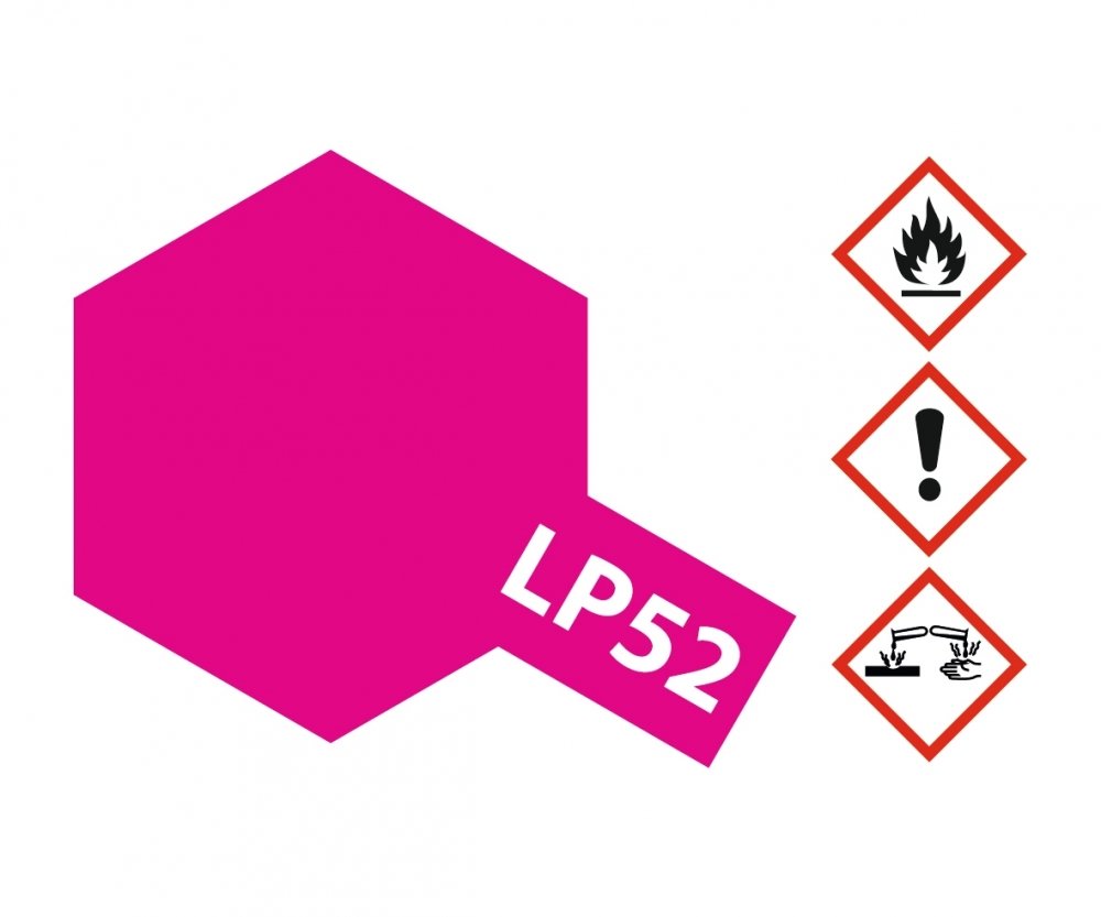 LP52 Potje Clear Red brillant 10ml Tamiya