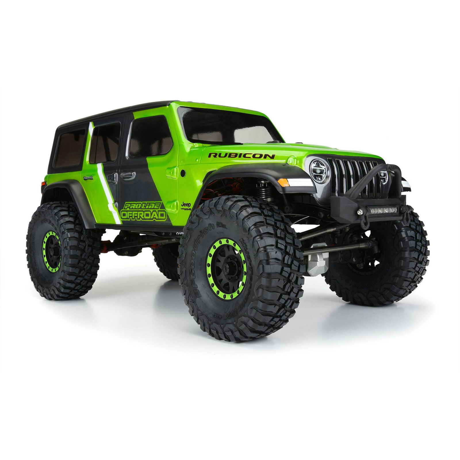 Proline Jeep Wrangler JL Unlimited Rubicon Clear Body 12.3" (313mm) WheelBase Crawlers 1/10
