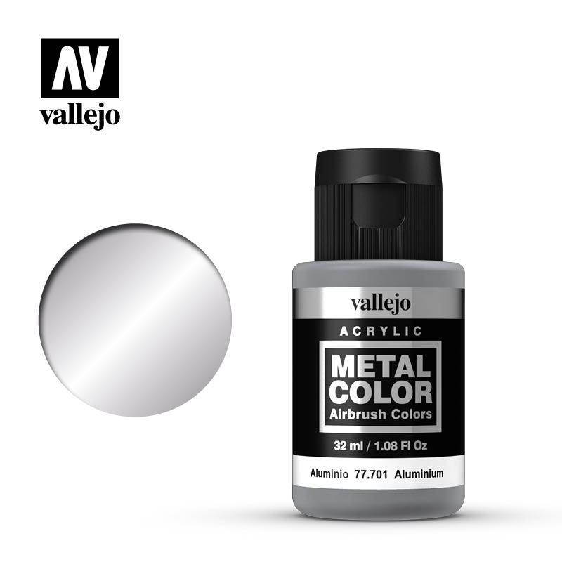 77701 Vallejo Aluminium Metal Color Potje 32ml