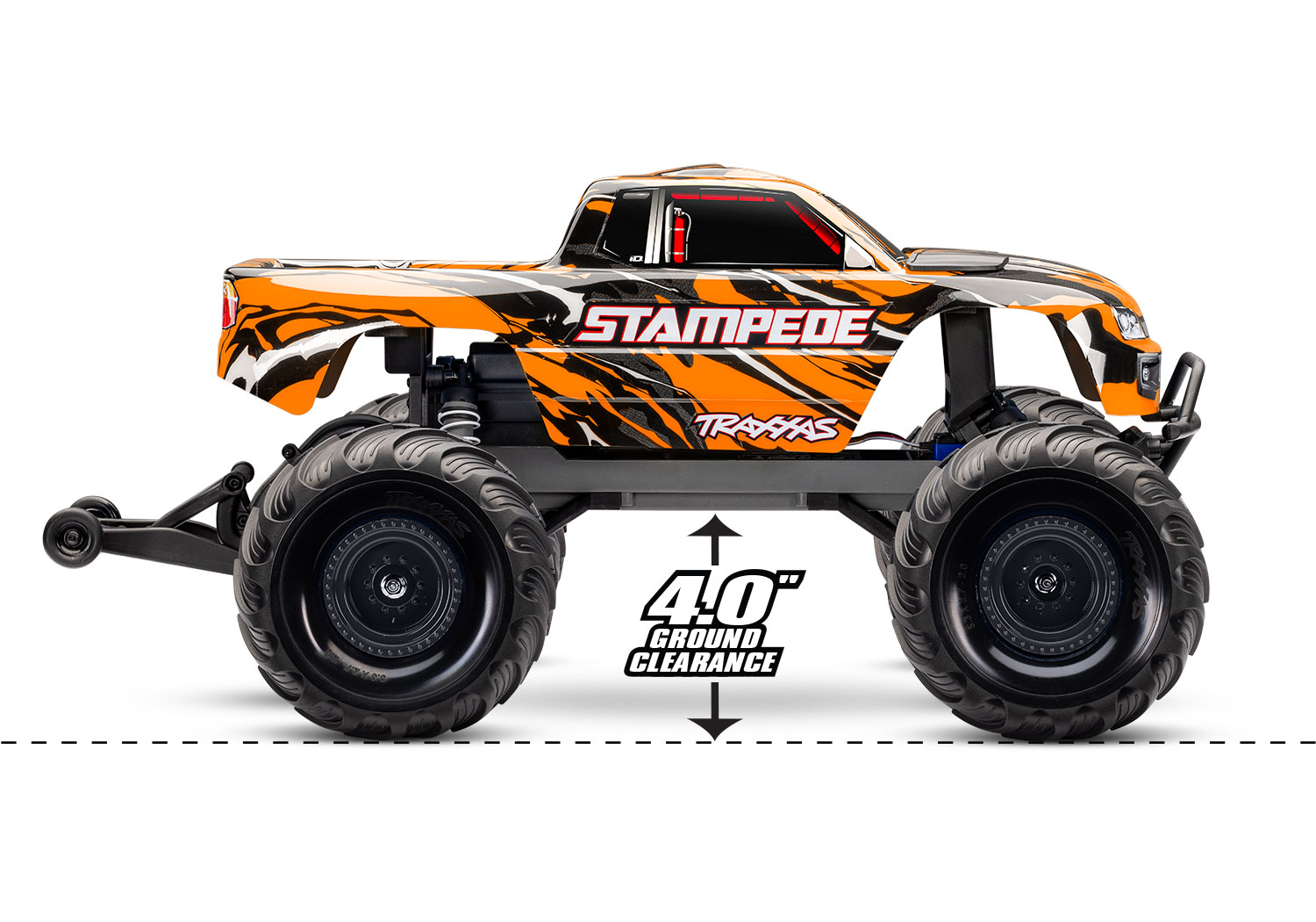Traxxas Stampede HD TQ 2.4GHz RTR 2WD Monster Truck 1/10 Orange X