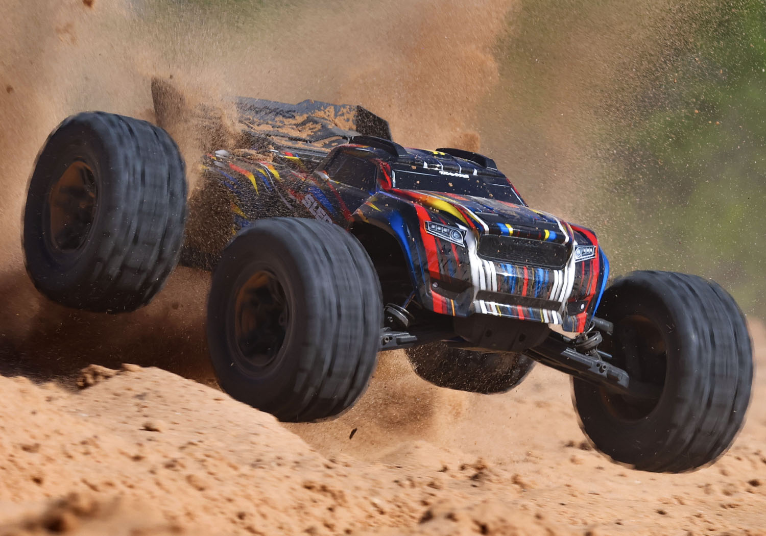 Traxxas Sledge V2 Belted Brushless 6S Off-Road Truggy 1/8 4WD TSM RTR Blue Summer Sale