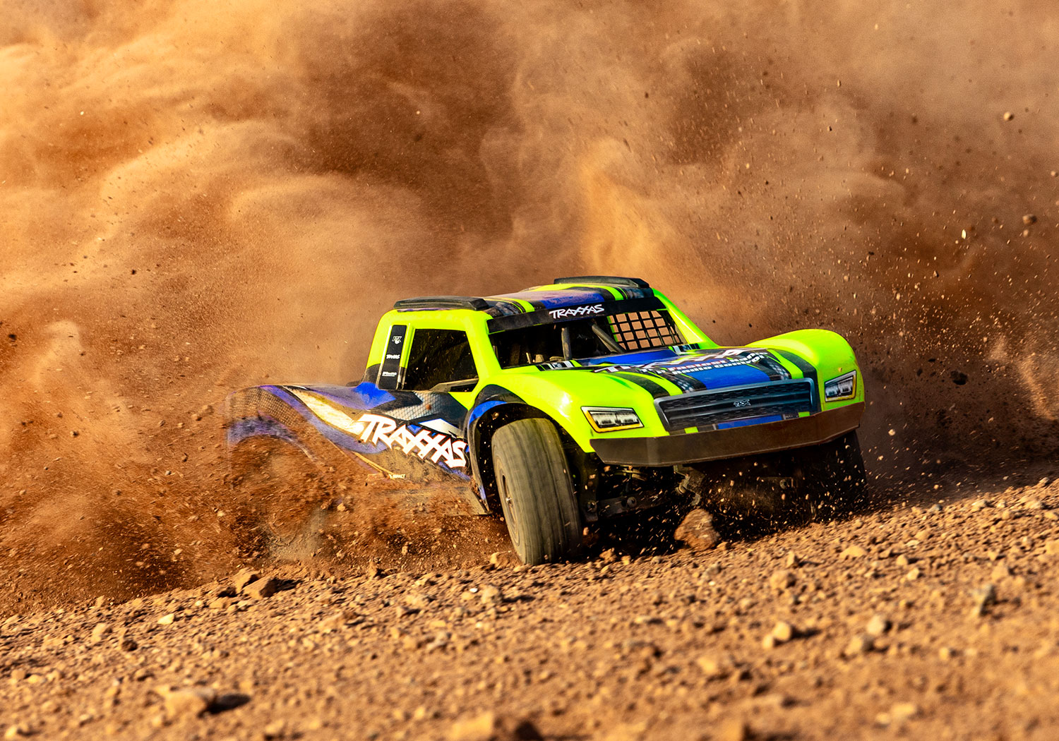 Traxxas Mini Slash BL-2s TQ 4X4 RTR Brushless Short Course Truck 1/16 Green