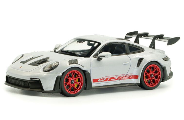 Solido Porsche 911 (992) GT3 RS '23 Grijs/Rood 1/43
