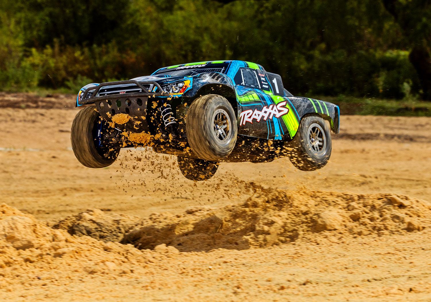 Traxxas Slash 4X4 Ultimate LCG VXL TQi TSM Short course Truck 1/10 Green