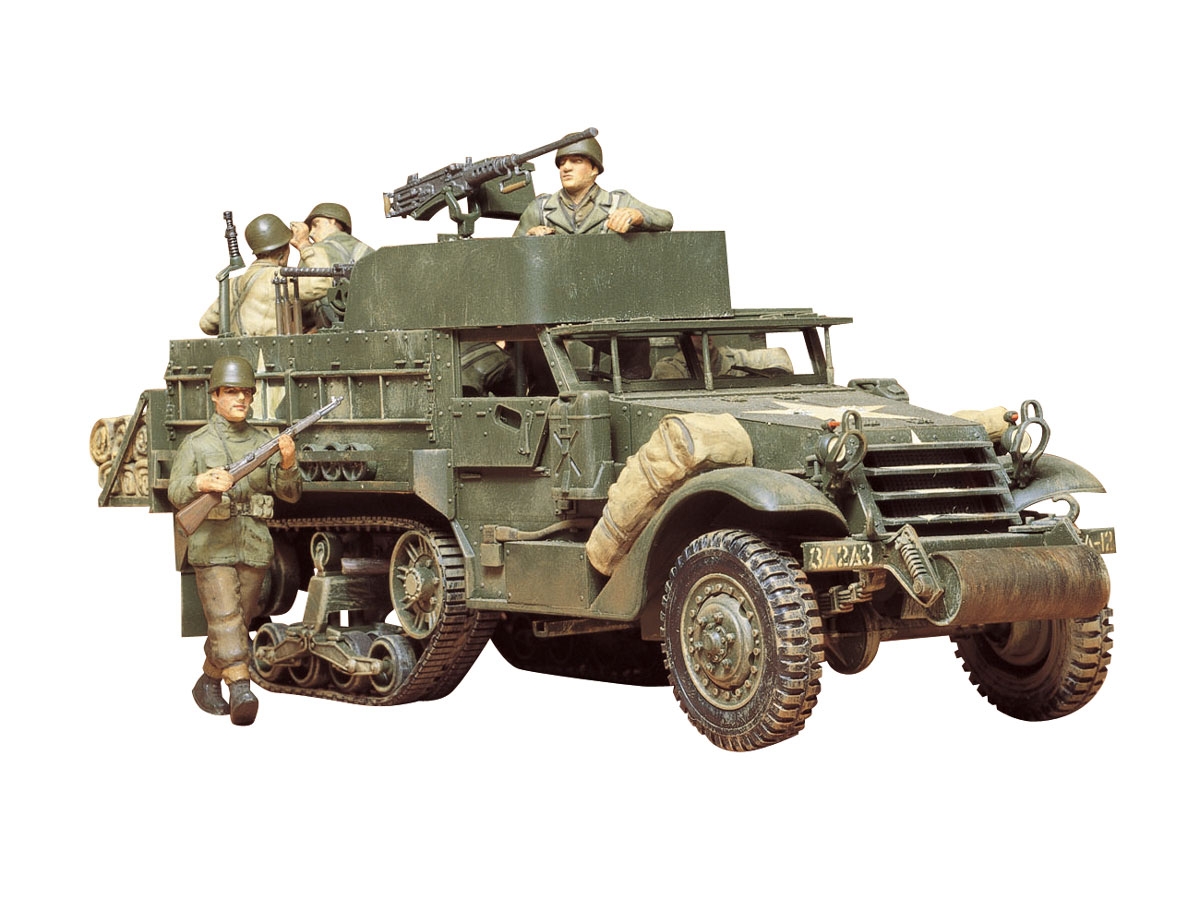 Tamiya US M3A2 Halftrack met Bemanning 1/35