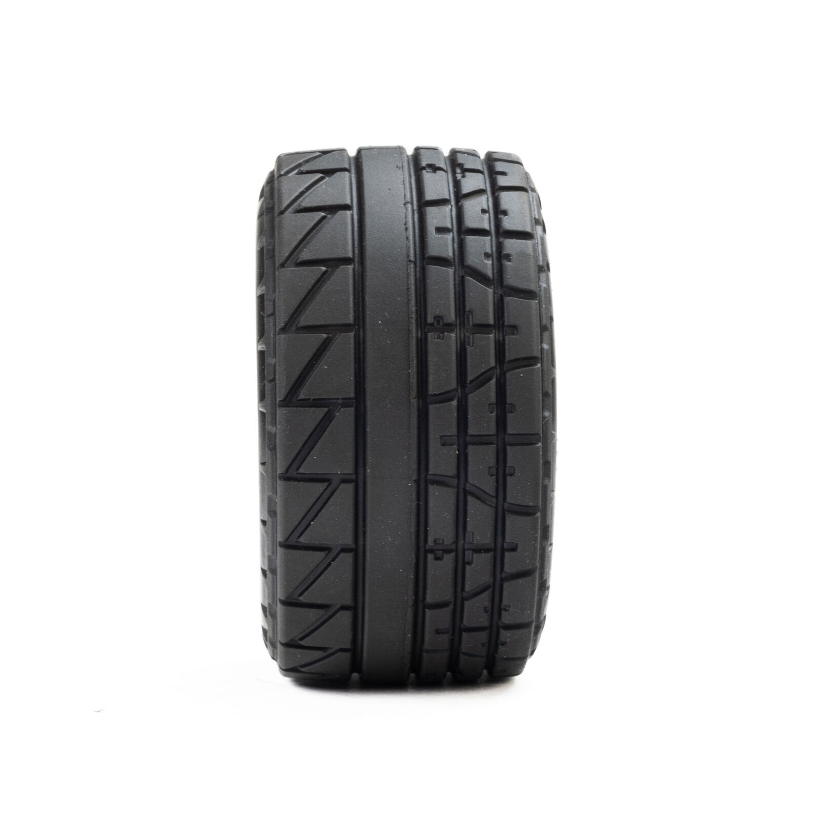 Proline Menace Front/Rear Street Tires Mounted 12mm Black Split Six for ARRMA MINI KRATON 1/16 (2)