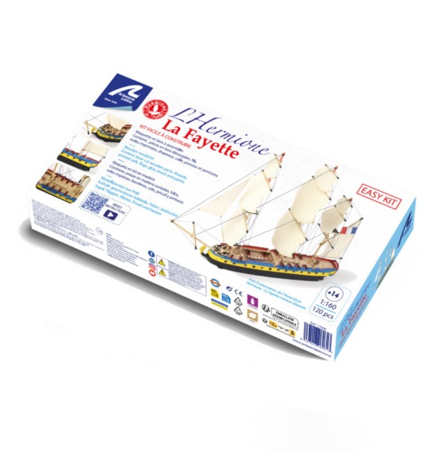 Artesania Latina Easy Kit Fregat Hermione La Fayette Houten scheepsmodel 1/160