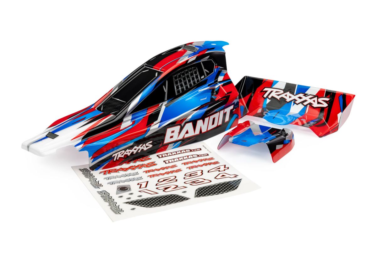 Traxxas Bandit Red Body with Wing