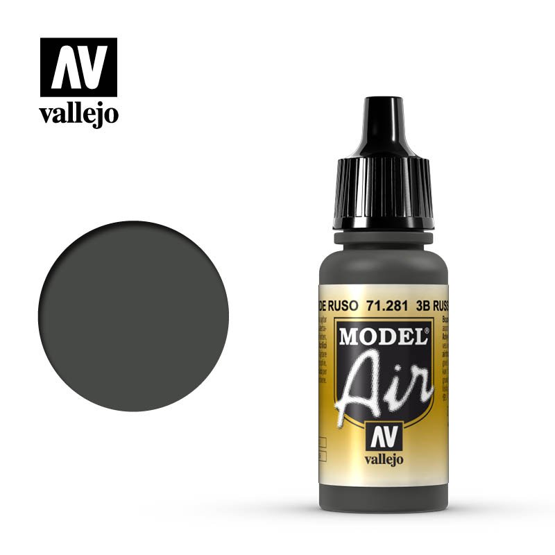 71281 Vallejo 3B Russian Green Model Air 17ml