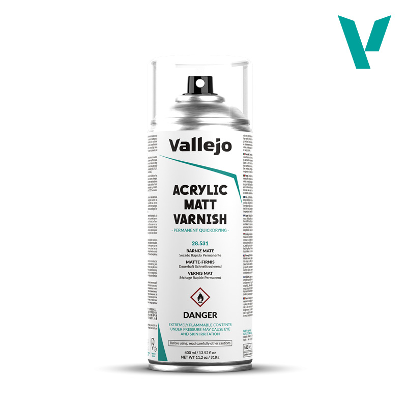 Vallejo Matt Varnish Spray 400ml