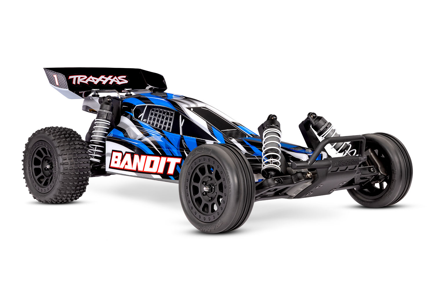 Traxxas Bandit TQ 2.4GHz met Accu & USB-C Lader RTR 2WD HD Extreme Sports Buggy 1/10 BLUE X Summer Sale