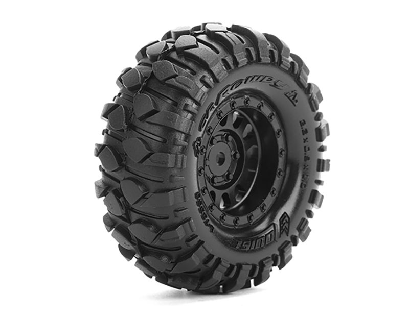 Louise RC CR Rowdy 1/18 - 1/24 Scale 1.0" Crawler Tires Mounted (2)