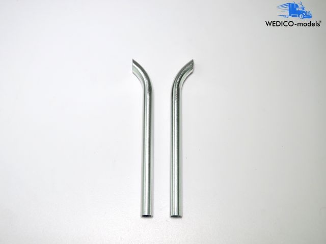 WEDICO Exhaust Pipes Aluminum Bent Set (2)