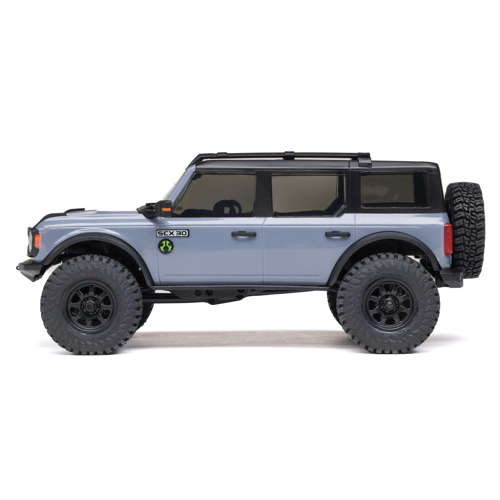 Axial SCX30 Ford Bronco 4X4 RTR Brushed Rock Crawler (Battery & Charger Included) Gray 1/30